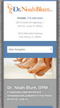 Mobile Screenshot of drnoahblum.com